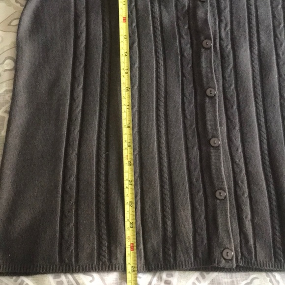 NWOT Gray cardigan sweater - Picture 8 of 9